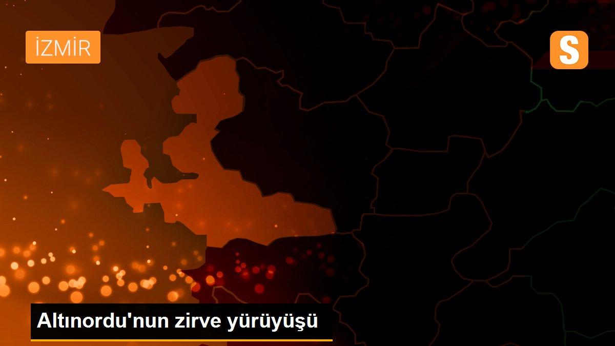 Altınordu\'nun zirve yürüyüşü