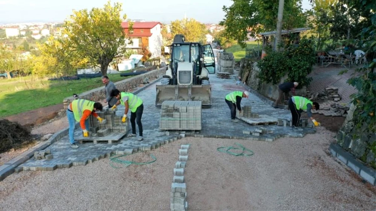 Başiskele\'de üst yapı çalışmaları devam ediyor