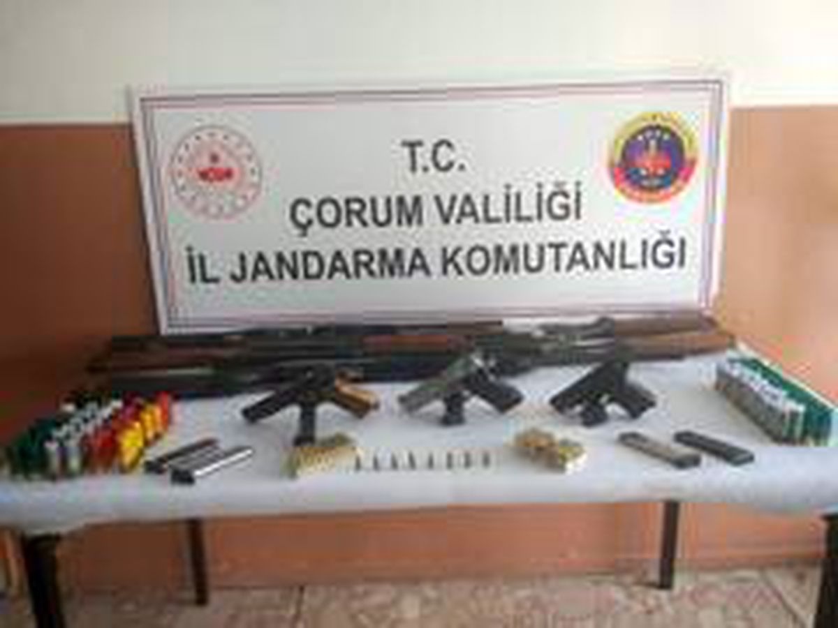 Çorum\'da jandarmadan silah operasyonu