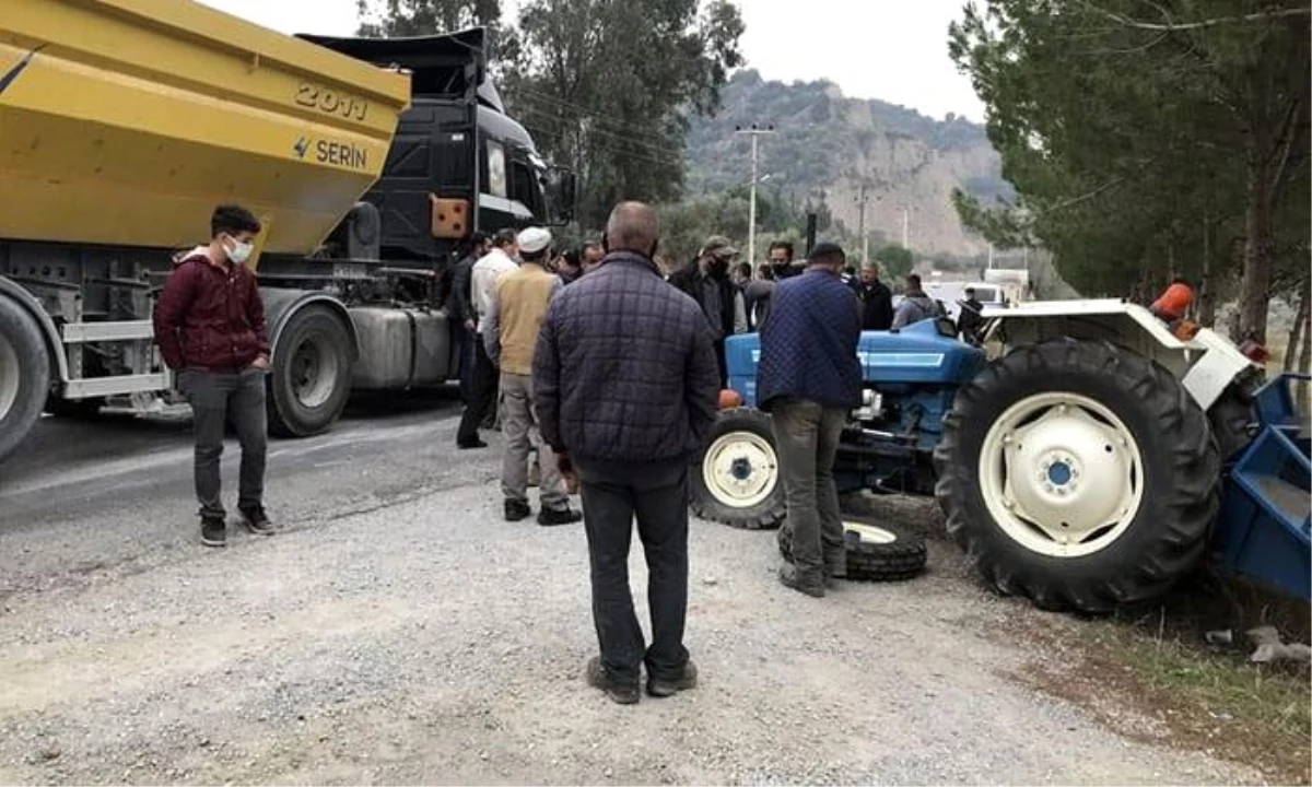 Son dakika haber | Hafriyat kamyonu traktörü metrelerce sürükledi: 1 ölü