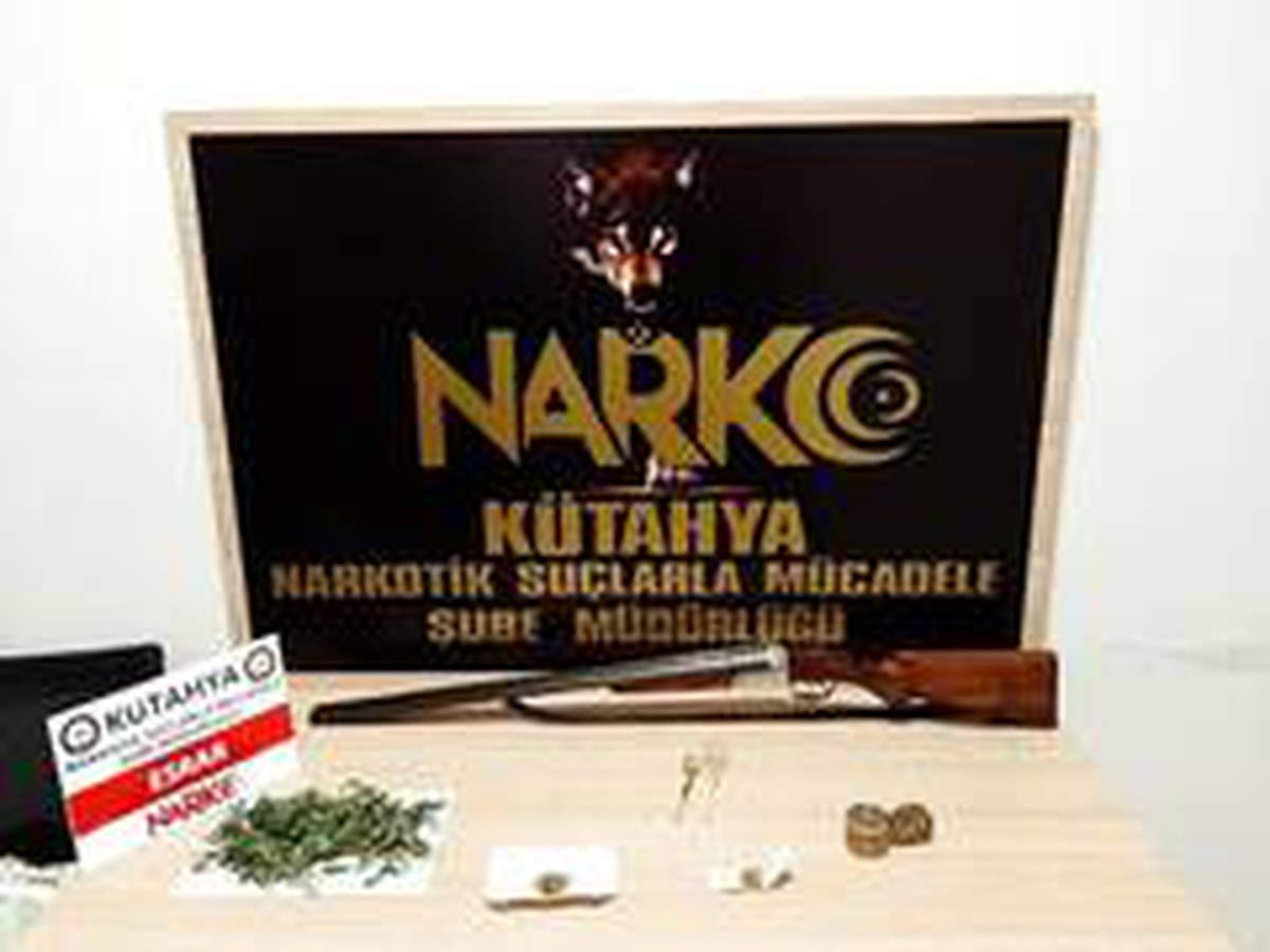 Kütahya\'da uyuşturucu şüphelisi gözaltına alındı