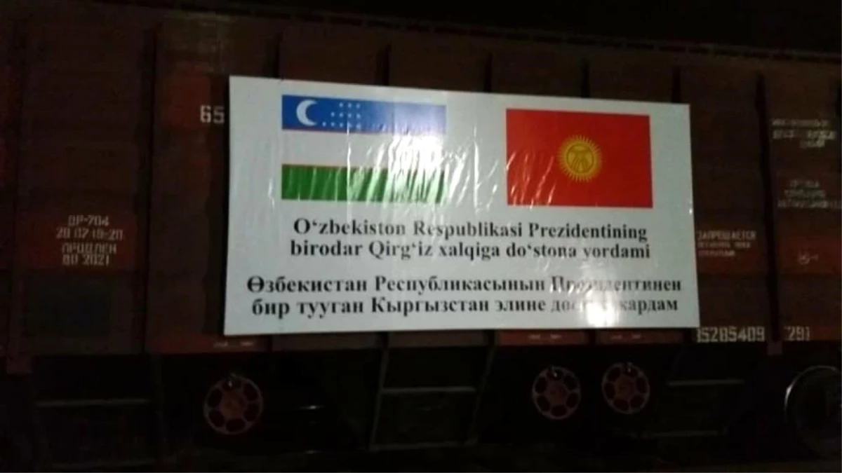 Özbekistan\'dan Kırgızistan\'a Covid-19 ile mücadelede insani yardım ulaştı