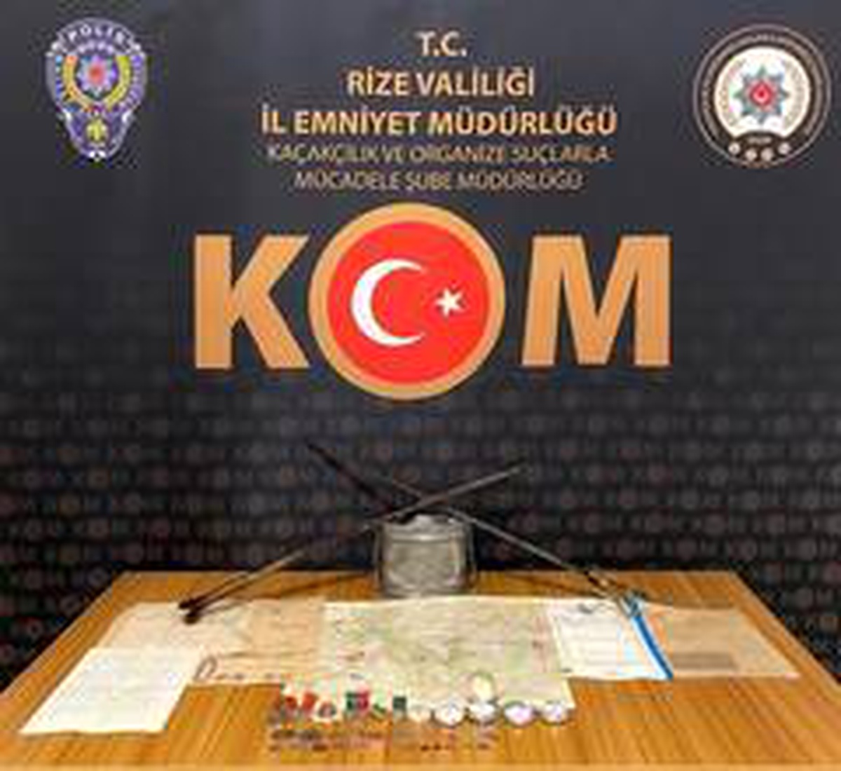 Rize\'de tarihi eser operasyonu: 1 gözaltı