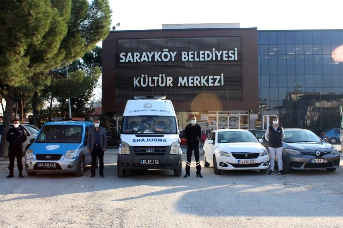 Sarayköy\'de filyasyon ekiplerine araç ve personel desteği