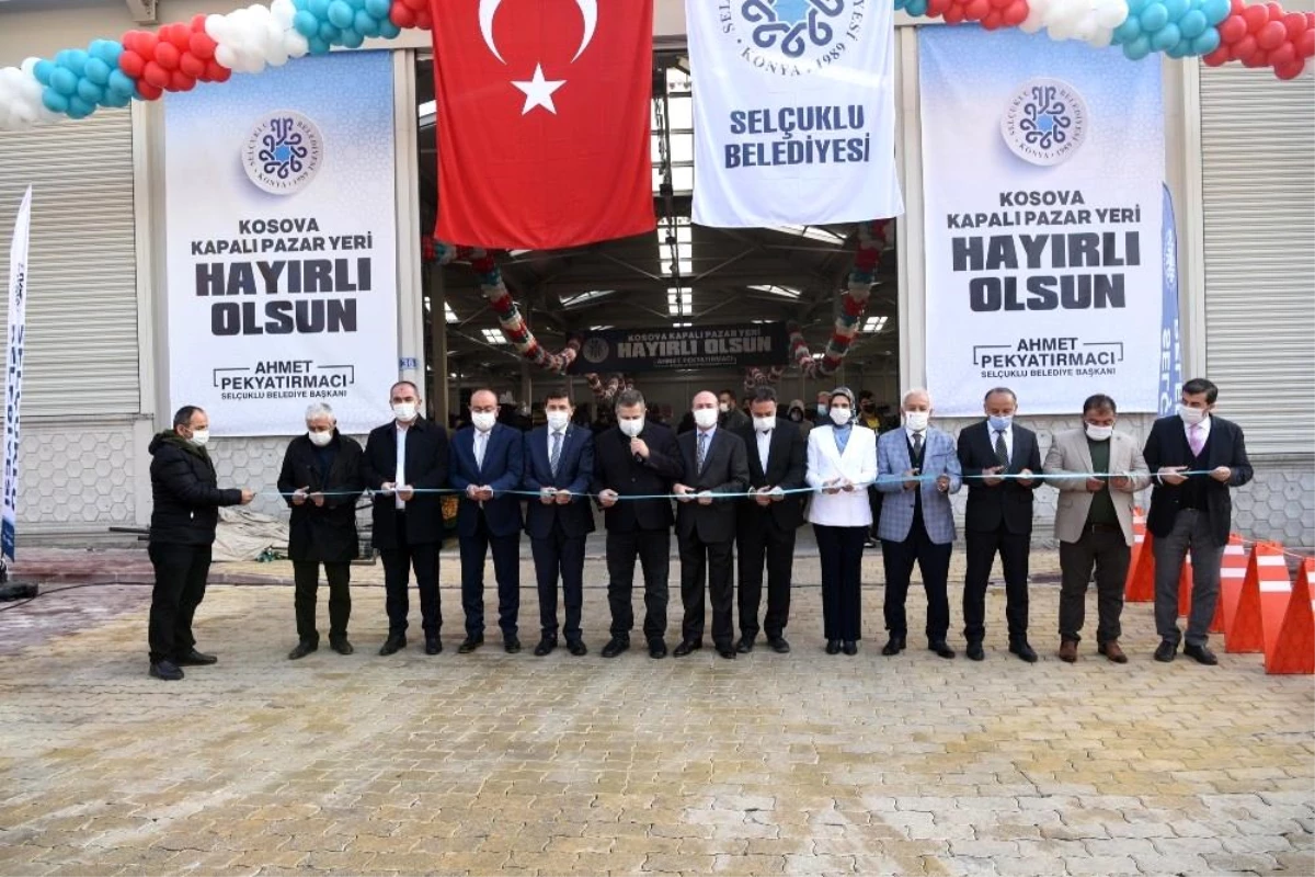Selçuklu\'da Kosova Kapalı Pazar Yeri açıldı
