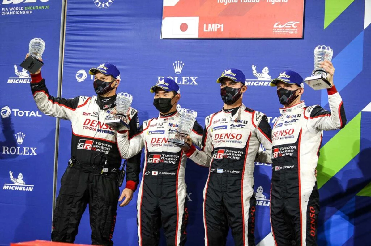 Bahreyn\'deki çifte zafer Toyota\'ya şampiyonluk getirdi