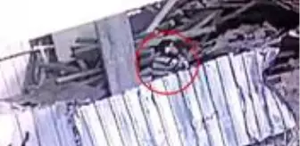 Başına taş düşen işçi feci şekilde can verdi! Kan donduran anlar kamerada