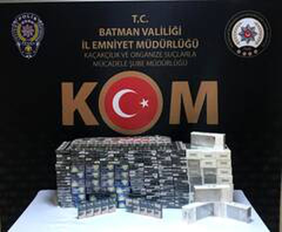 Son dakika haber: Batman\'da bin 360 paket gümrük kaçağı sigara ele geçirildi