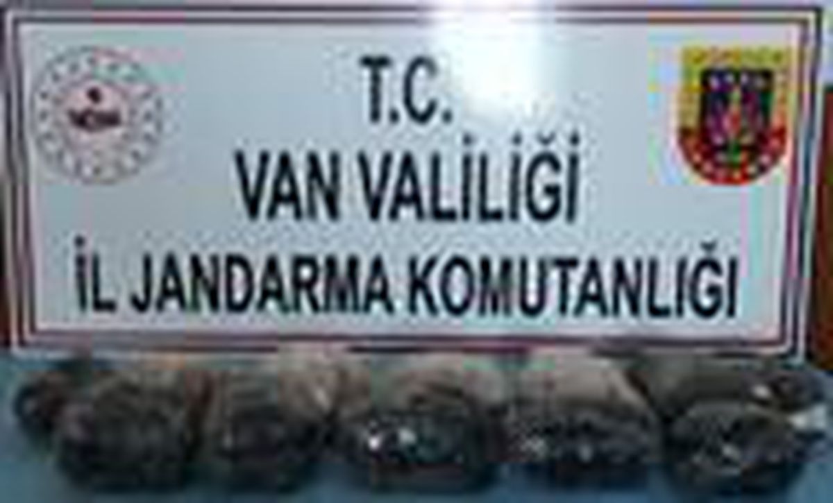 Van\'da, 10 kilo sentetik uyuşturucu hap ele geçirildi