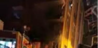 Apartmanda yangın paniği