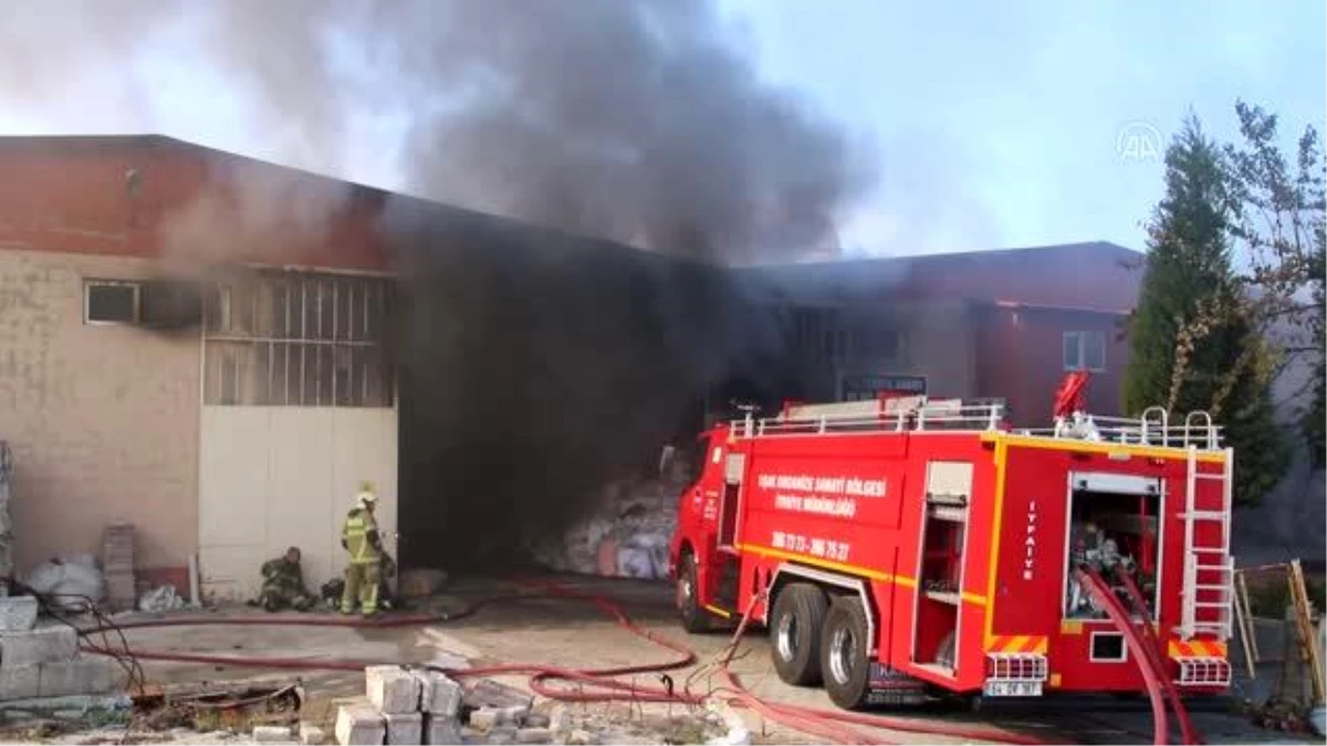 Son dakika haber: Fabrika yangını kontrol altına alındı