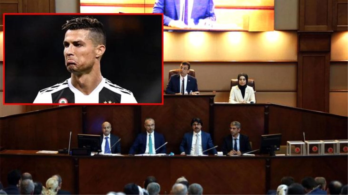 İBB Meclisi\'nde Cristiano Ronaldo tartışması: İBB\'nin gelmiş olduğu durumu göz önüne getirmektedir