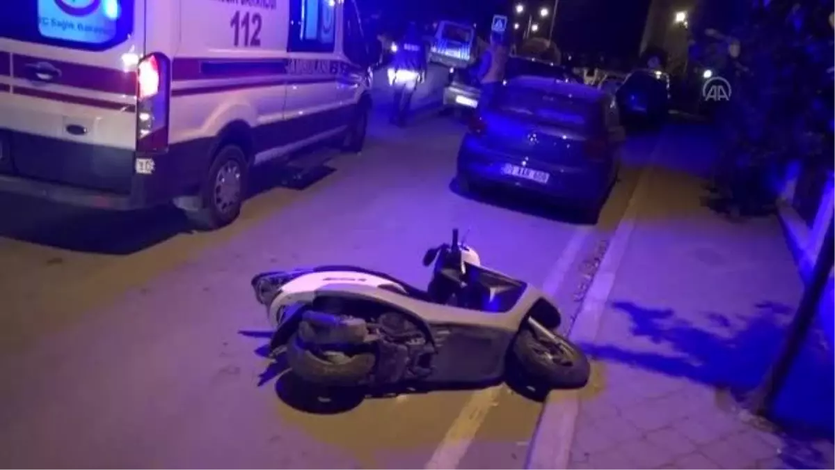 Kaldırıma çarpan motosiklet sürücüsü ağır yaralandı