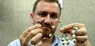 Mamut dişinden yaptığı tespihi Cumhurbaşkanı'na hediye etmek istiyor