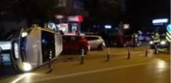 Takla atan araçtan kurtulan alkollü sürücü isyan etti: Ben bu hayatta hiçbir şeye sap olamadım