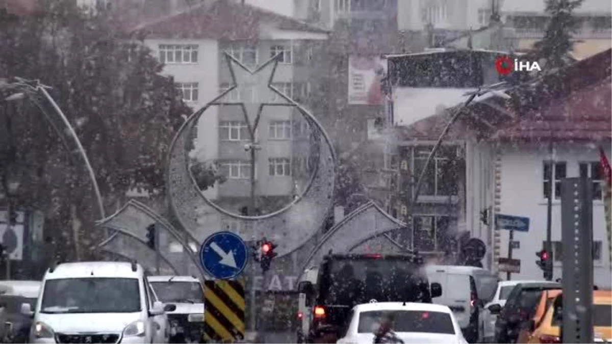 Yozgat\'a mevsimin ilk karı yağdı