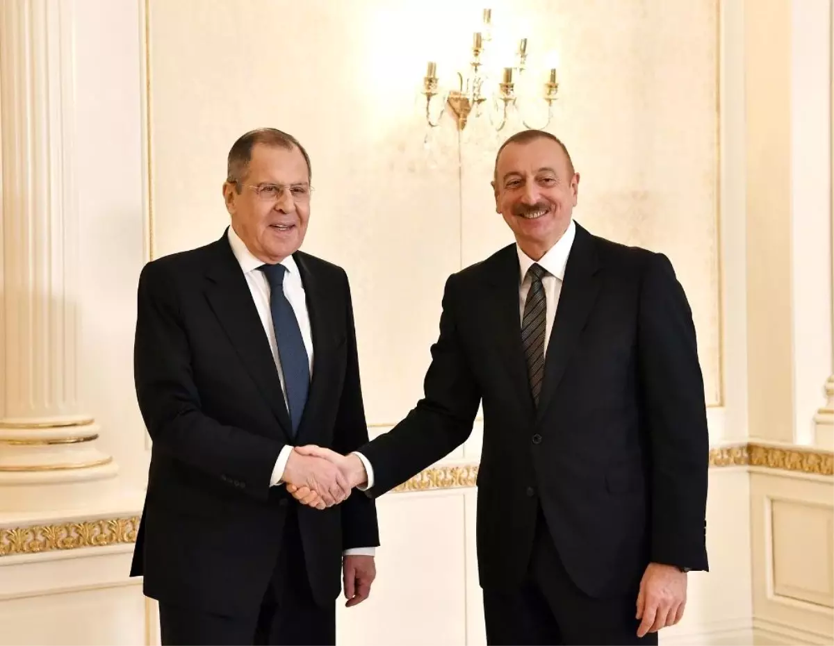 Azerbaycan Cumhurbaşkanı Aliyev, Rusya Dışişleri Bakanı Lavrov\'u kabul etti