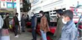 Kış mesaisi başladı, lastikçilerde kuyruk oluştu