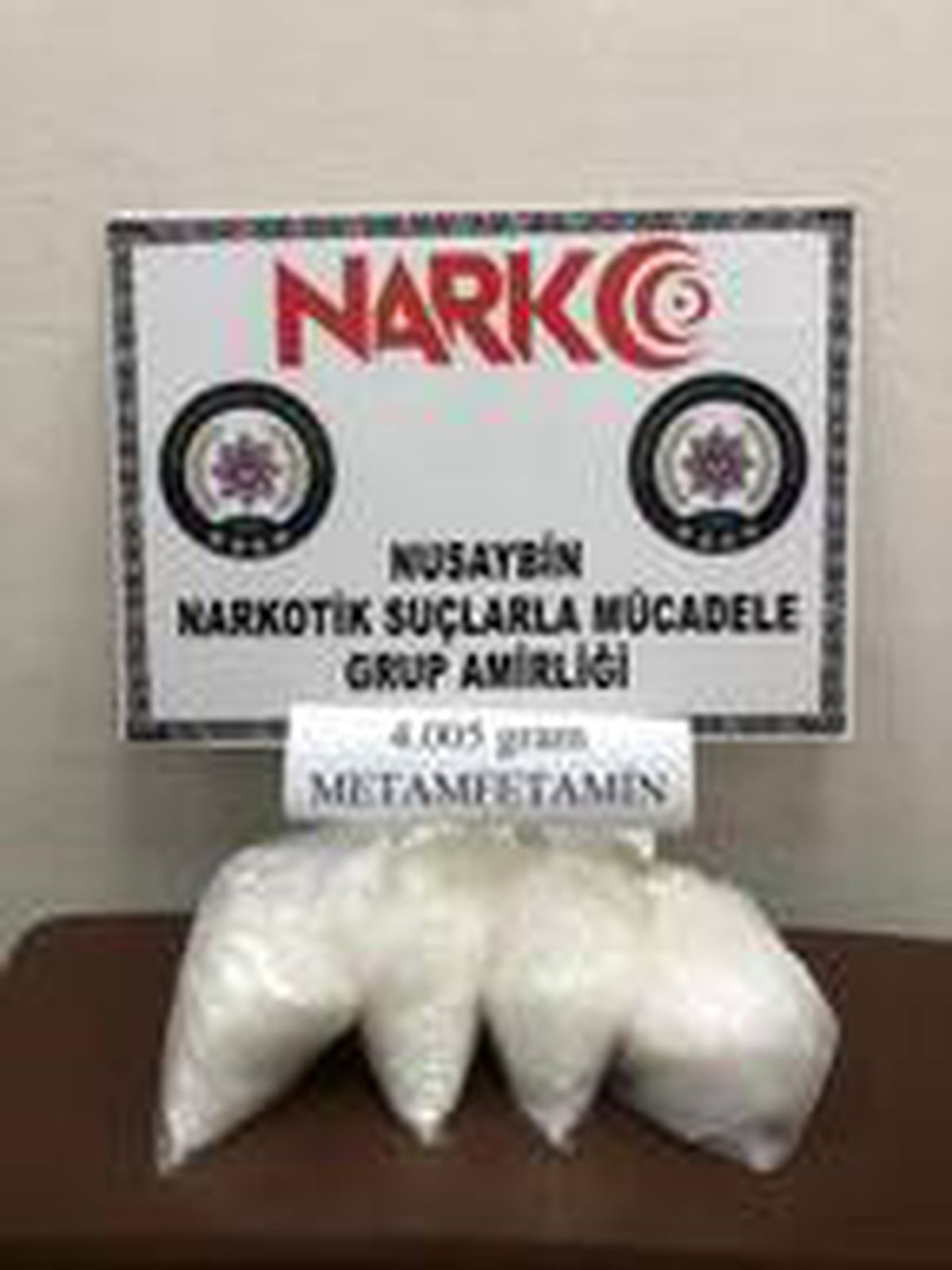 Mardin\'de 4 kilo metamfetamin ele geçirildi