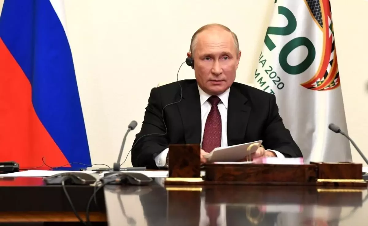 Putin\'in G-20 zirvesindeki gündemi Covid-19 ve global ekonomik kriz oldu