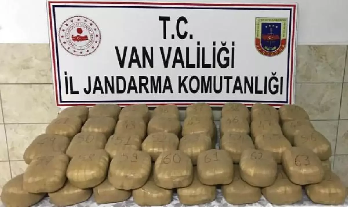 Van\'da 66 kilo toz esrar ele geçirildi