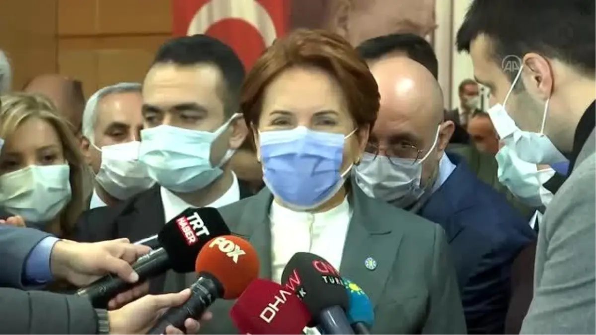 İYİ Parti Genel Başkanı Akşener gazetecilerin sorularını yanıtladı