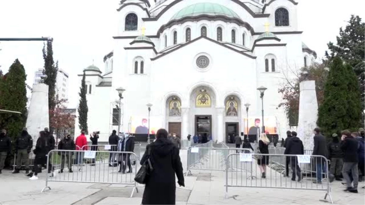 Son dakika haber: Kovid-19\'dan ölen Sırp Ortodoks Kilisesi Patriği İrinej için cenaze töreni düzenlendi