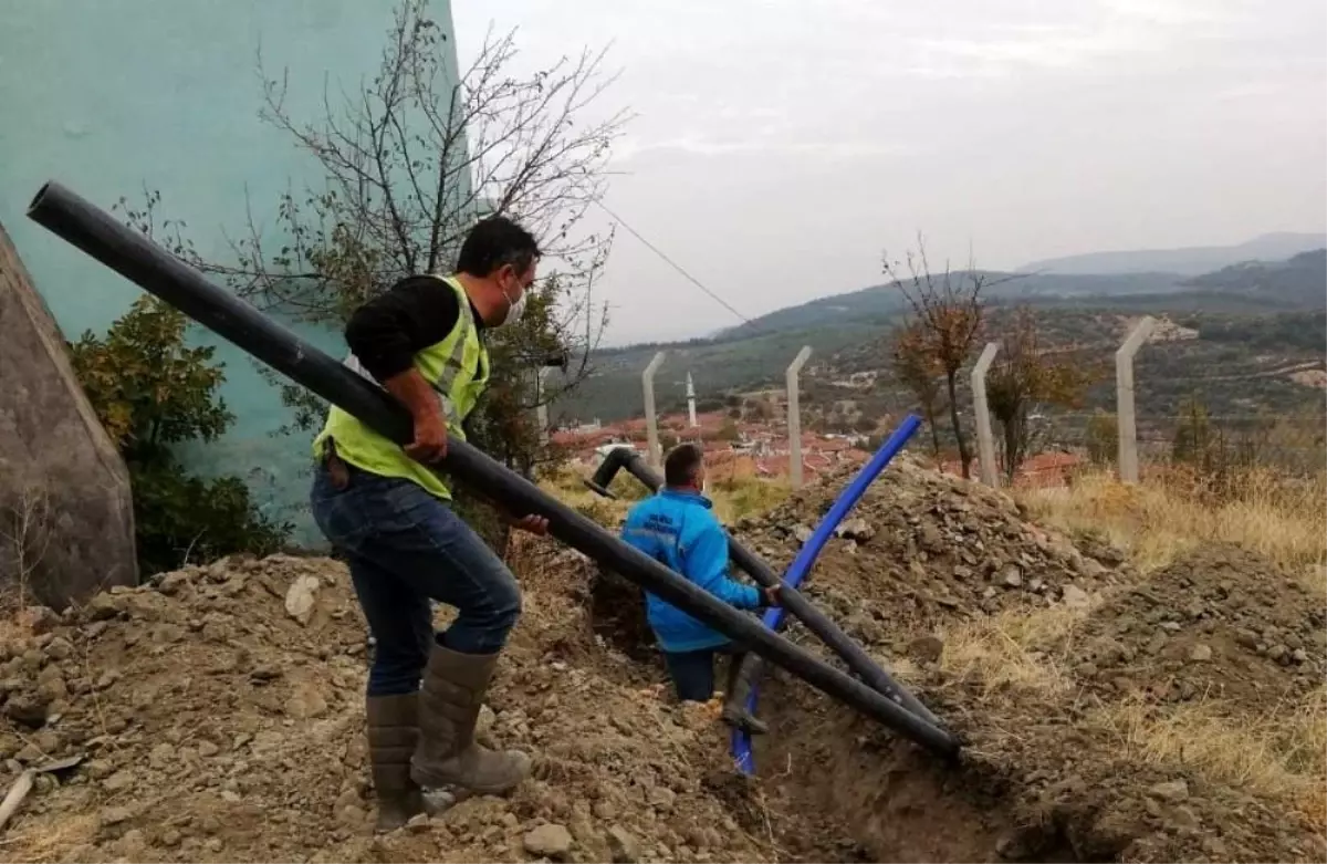 Şatırlar\'a yeni içme suyu hattı döşeniyor