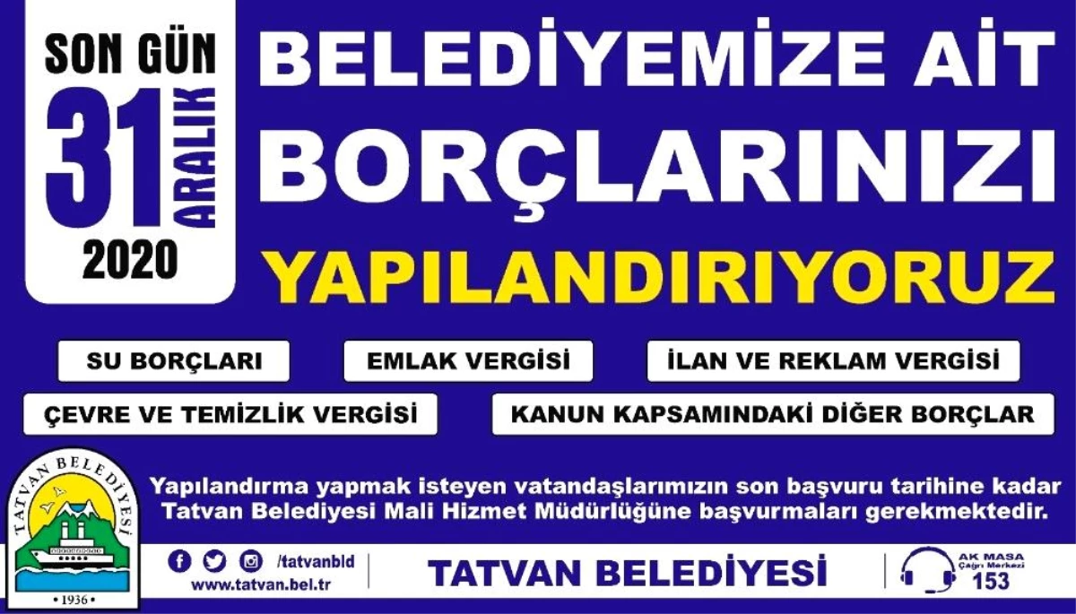 Başkan Geylani: "Belediyemize olan borçlarınızı yapılandırıyoruz"