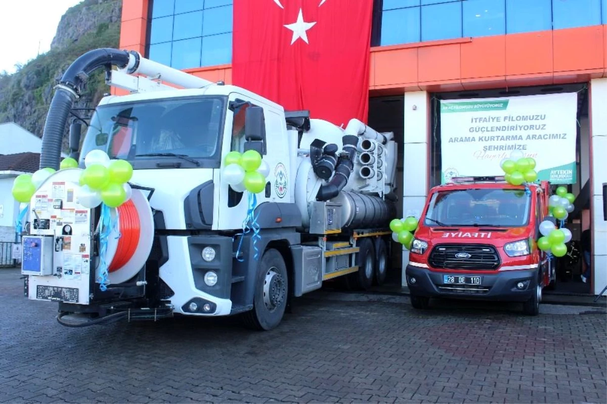 Giresun Belediyesi 2 yeni aracı bünyesine kattı