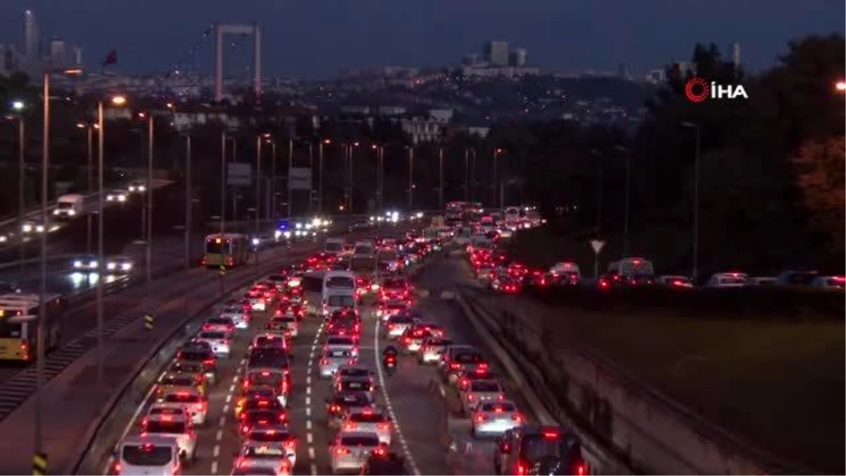 İstanbul\'da trafik yoğunluğu yüzde 40\'ı aştı