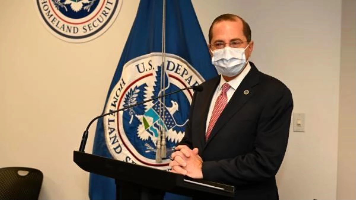 Son dakika dünya: ABD Sağlık ve Sosyal Hizmetler Bakanı Azar\'dan koronavirüs aşısı açıklaması