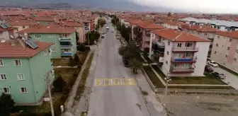 Erzincan'da kaldırım çalışması