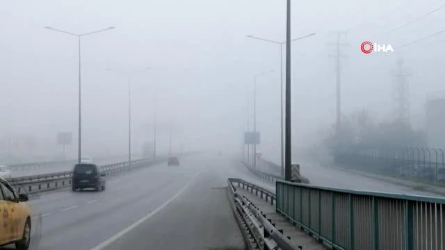 Kocaeli'nde yoğun sis etkili oluyor