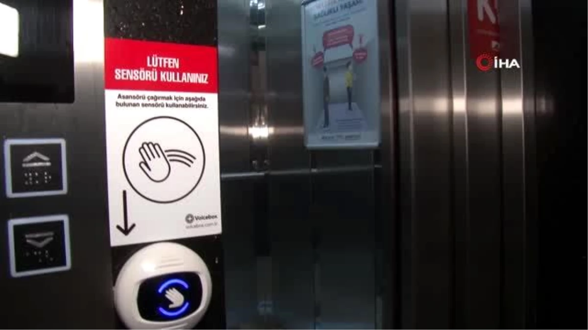 Korona virüse karşı sesli komutlu asansör