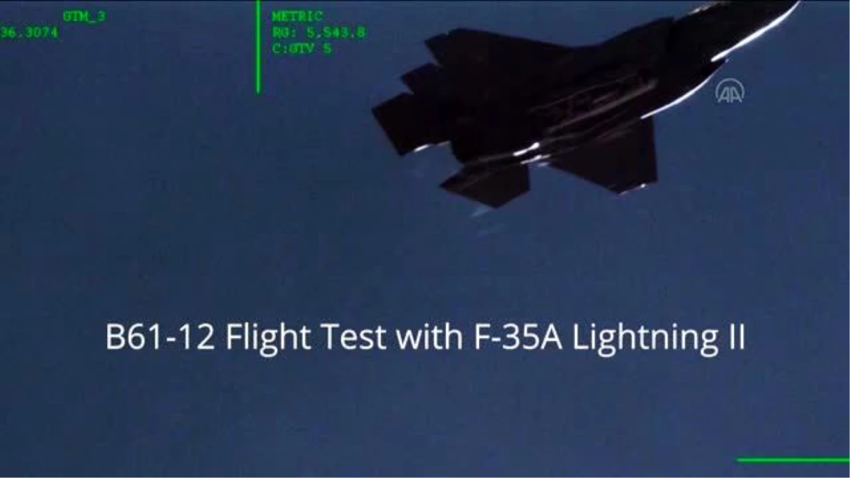 WASHINGTON - ABD, F-35 uçağında B61-12 tipi nükleer bombanın tam boy modelini test etti