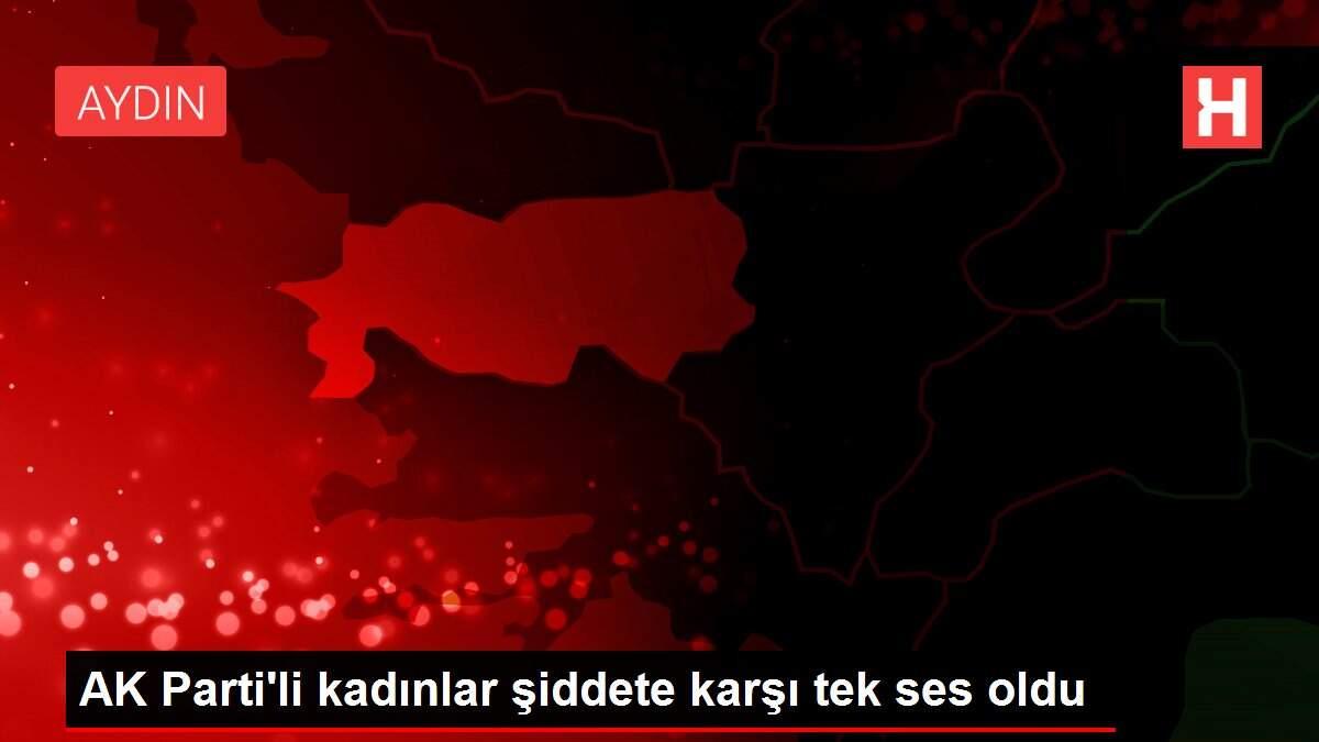 AK Parti'li kadınlar şiddete karşı tek ses oldu