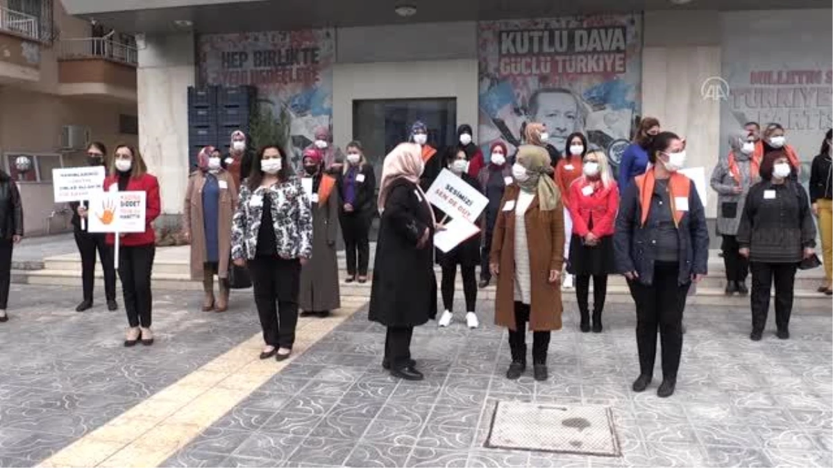 Son dakika haber | AK Partili kadınlar şiddete karşı tek ses oldu