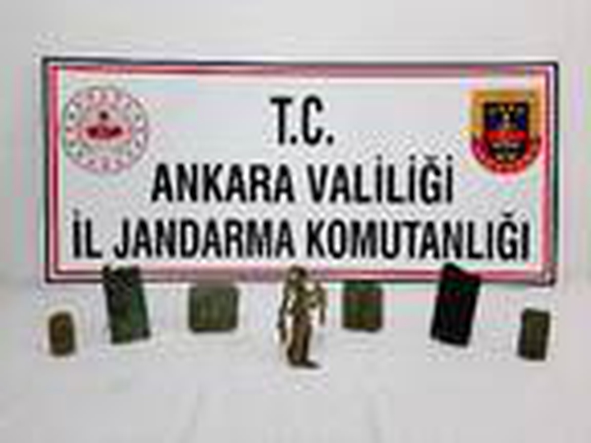 Ankara\'da, Bizans dönemine ait tarihi eserler ele geçirildi