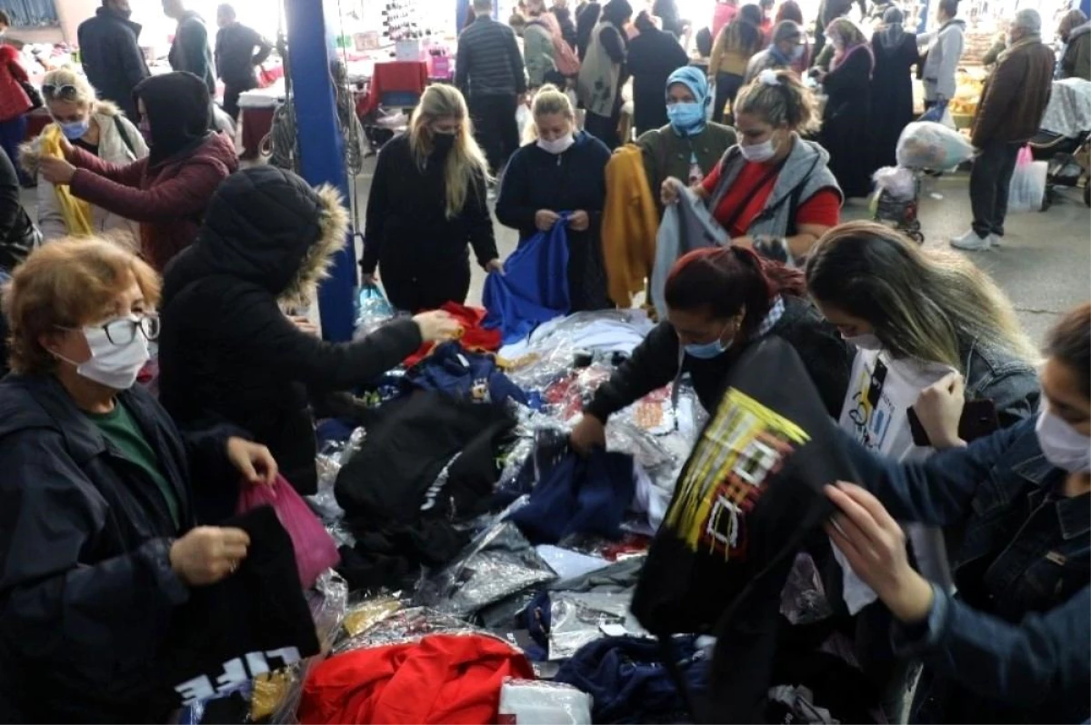 Edirne\'de Bulgar turistlerin alışveriş yaptığı pazar kapatıldı