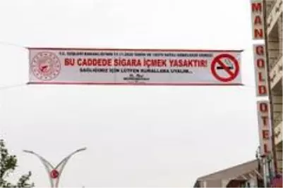 Son Dakika Haber Ercis Belediyesi Cadde Ve Sokaklara Sigara Yasagi Uyari Gorselleri Asti Son Dakika