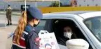 Jandarma yol uygulamasında kadına yönelik şiddete dikkat çekti