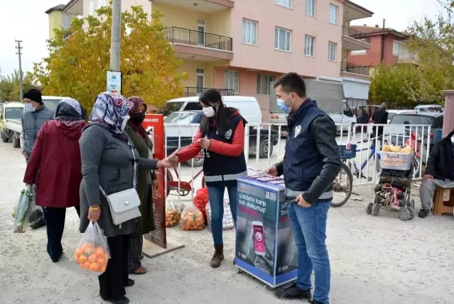 Korkuteli polisi KADES tanıtımı yaptı, System.String[]