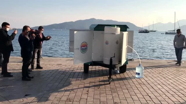 Marmaris'te Acil Durum Deniz Suyu Arıtma Sistemi devreye alındı