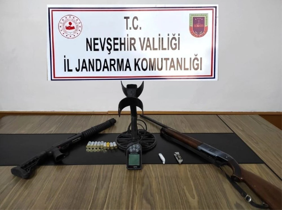 Nevşehir\'de define avcılarına suçüstü: 8 gözaltı