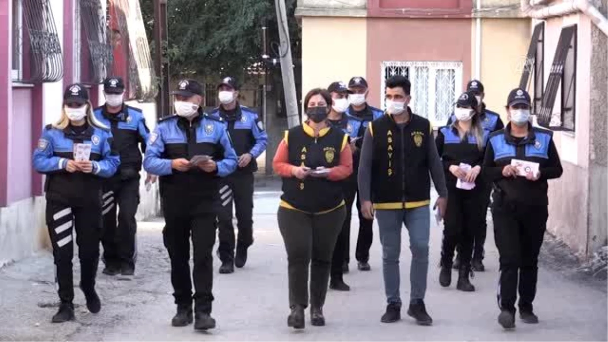 Polis, evleri ziyaret ederek KADES\'i anlattı