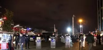 Taksim'de kadına şiddet eylemi