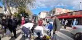 Traktör ile motosiklet çarpıştı: 1 yaralı