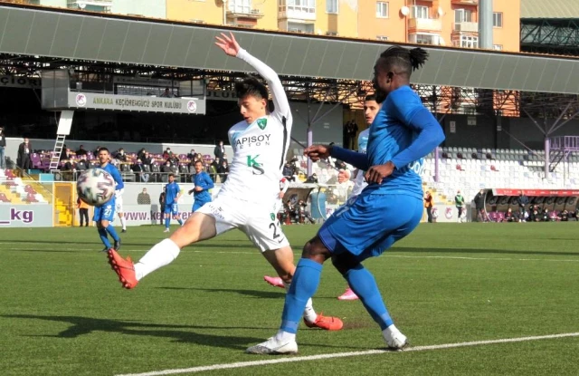 Ankara Keçiörengücü, sahasında Kocaelispor'a 2-1 mağlup oldu Ankara Keçiörengücü, sahasında Kocaelispor'a 2-1 mağlup oldu