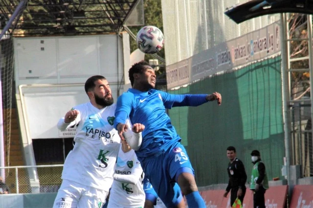 Ankara Keçiörengücü, sahasında Kocaelispor'a 2-1 mağlup oldu